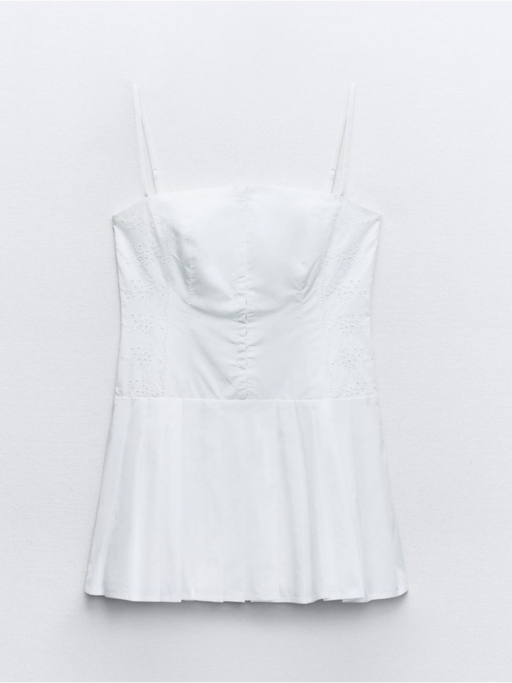 Zara short embroidered dress